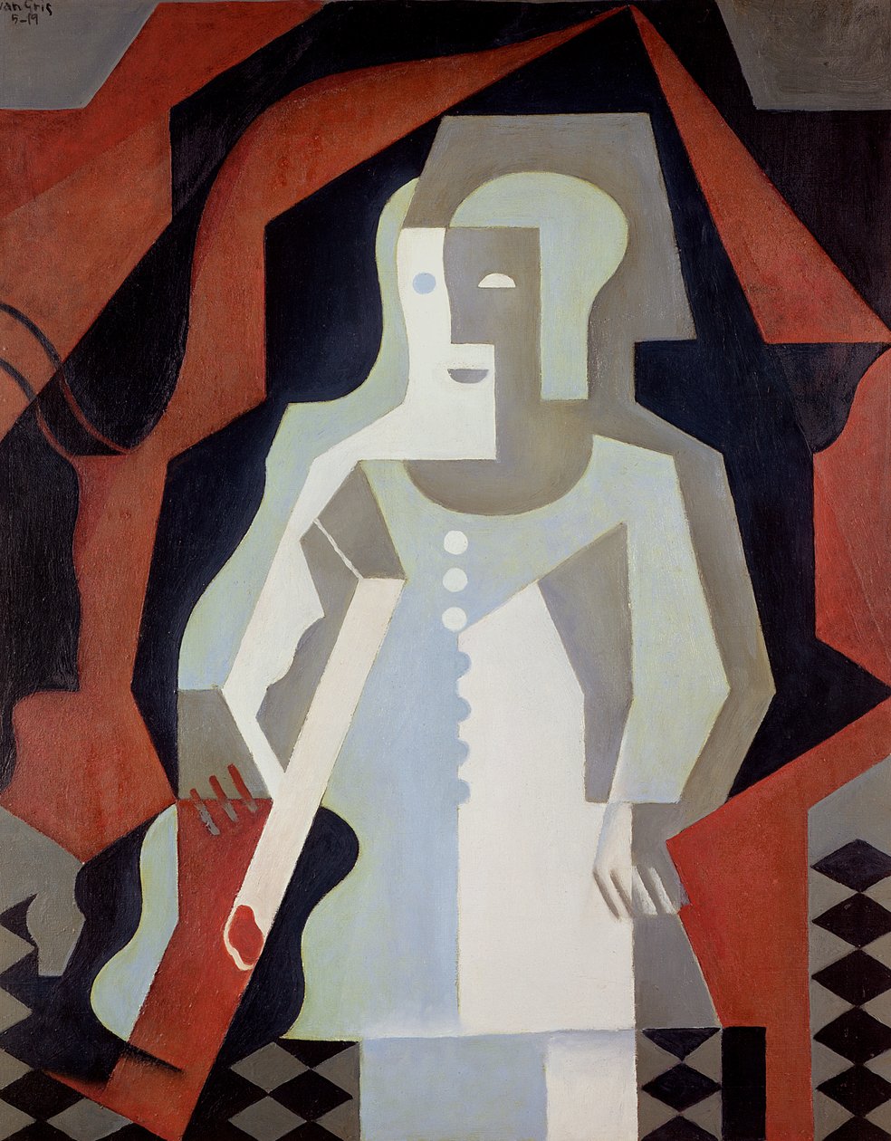 Pierrot, 1919 von Juan Gris