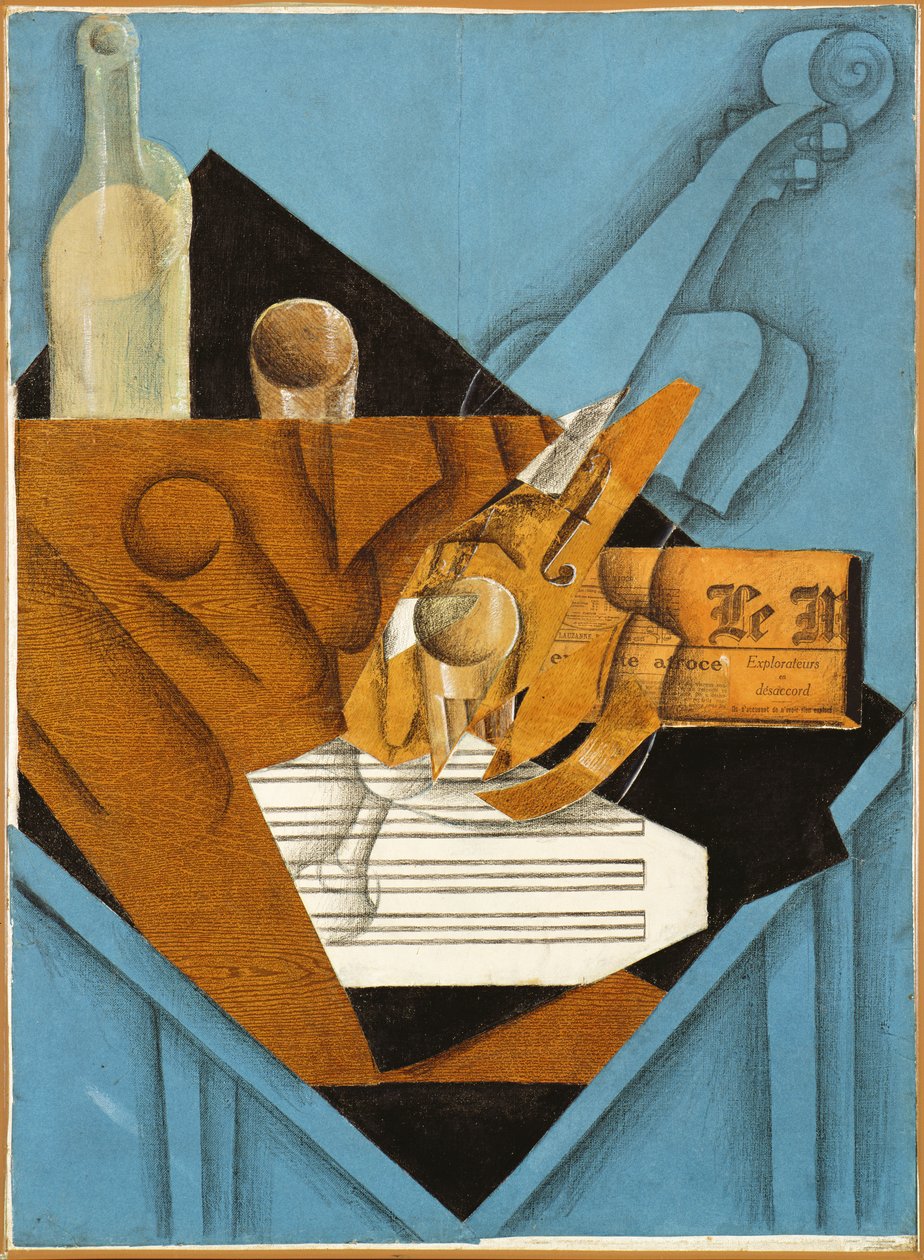 Der Musikertisch von Juan Gris