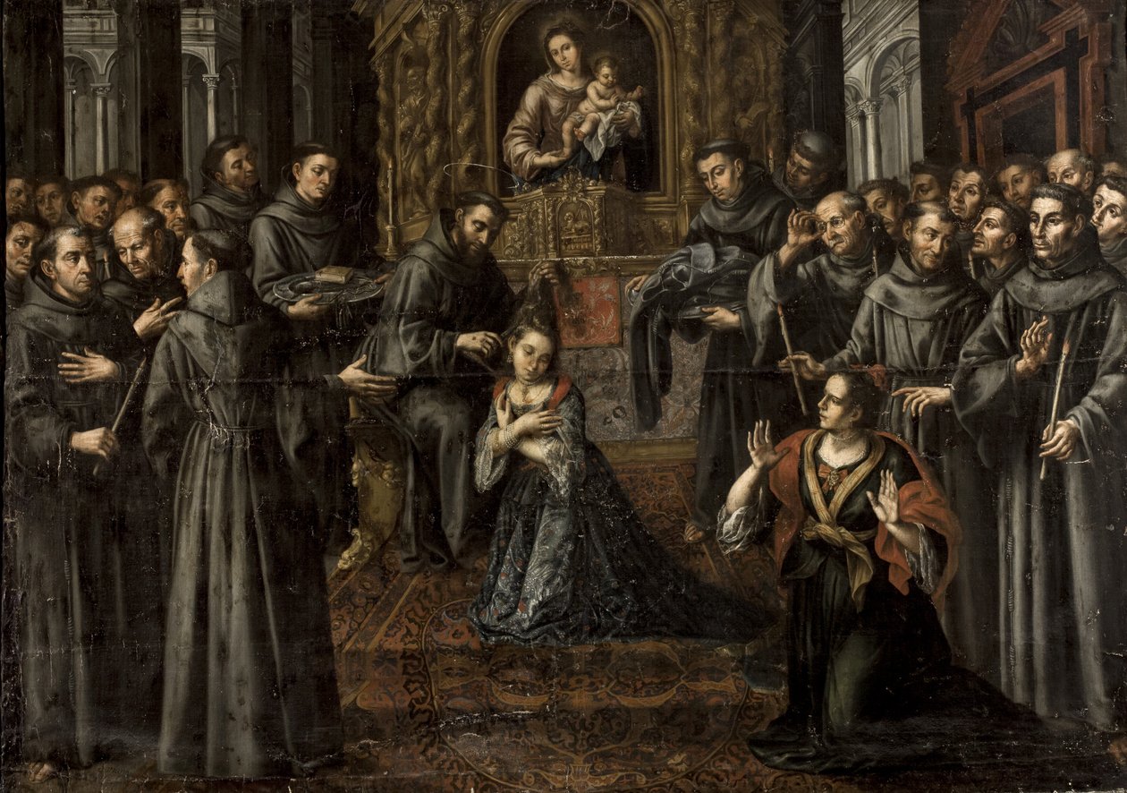 Die Berufung der Heiligen Klara von Assisi von Juan Ruiz Soriano