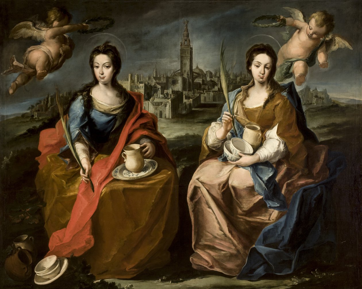 Heilige Justa und Rufina von Juan de Espinal