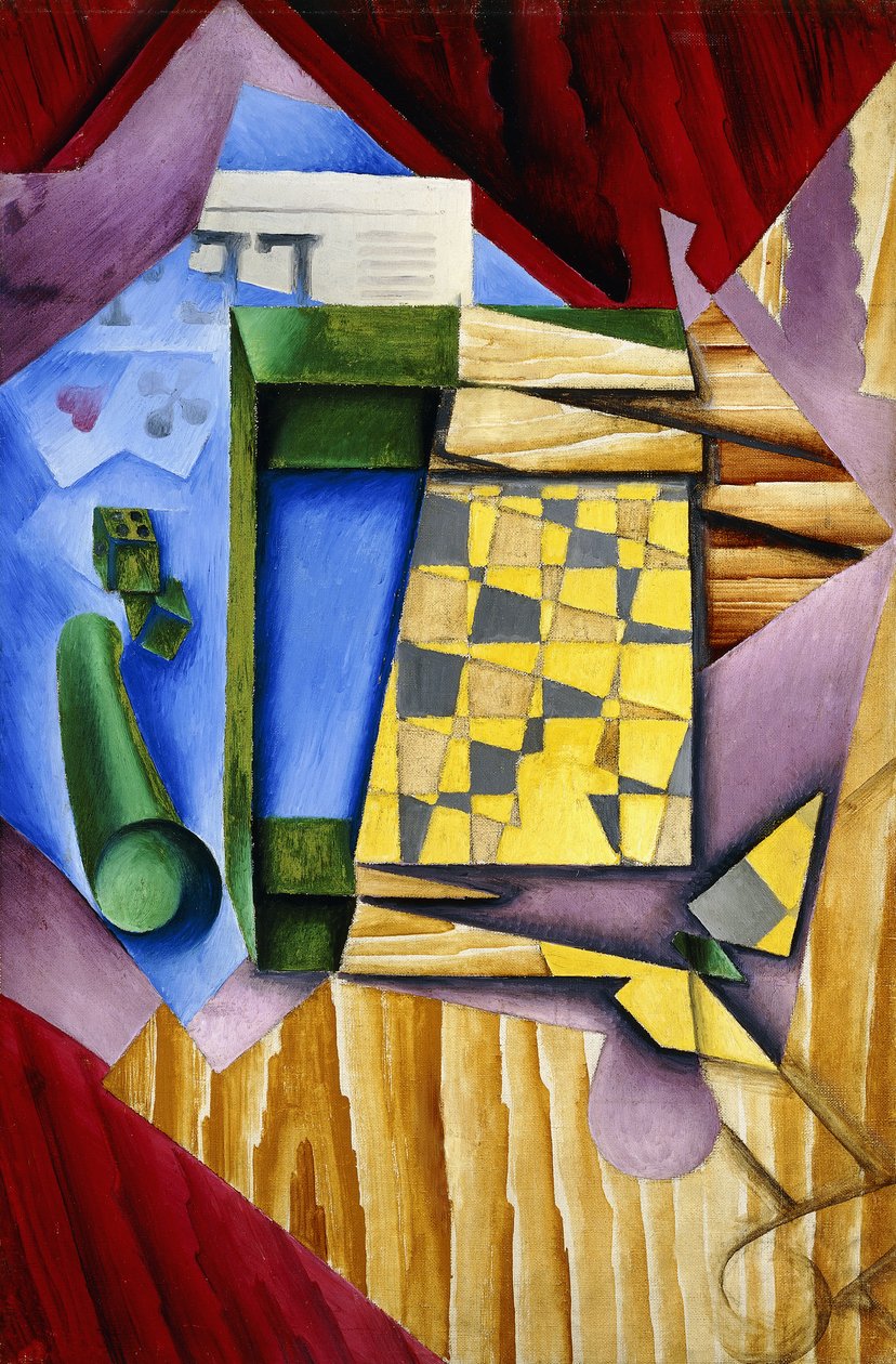 Backgammon, 1913-14 von Juan Gris