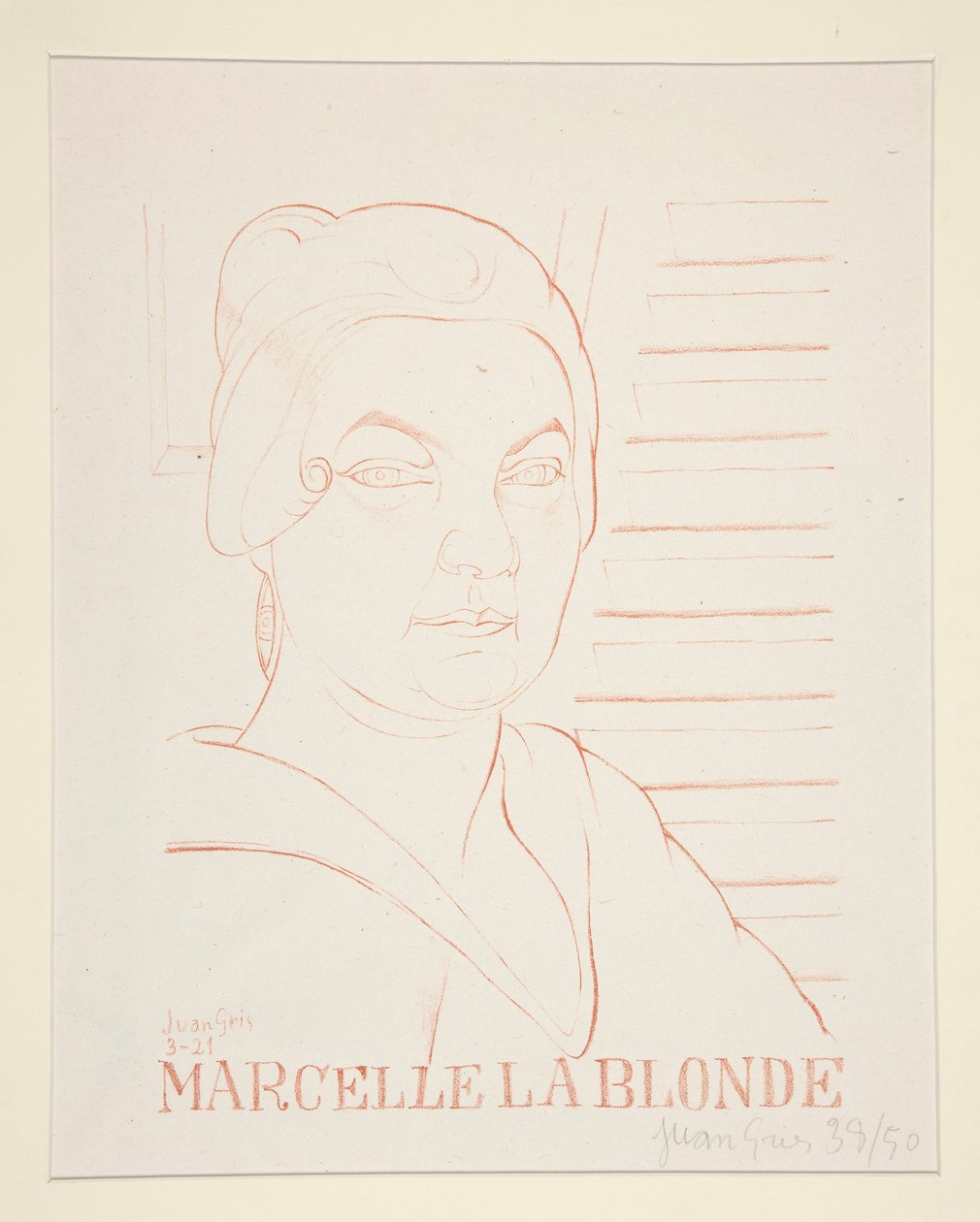 Marcelle La Blonde von Juan Gris