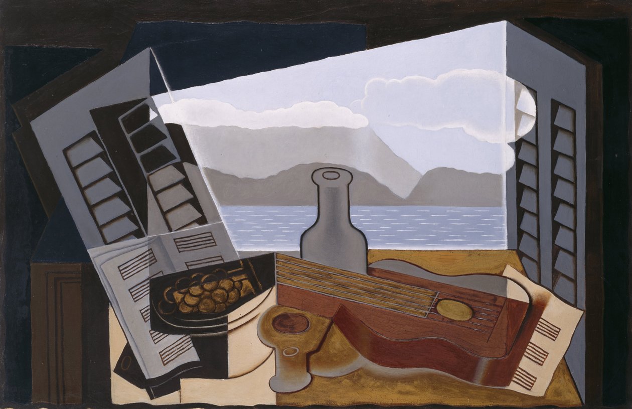 Das offene Fenster, 1921 von Juan Gris