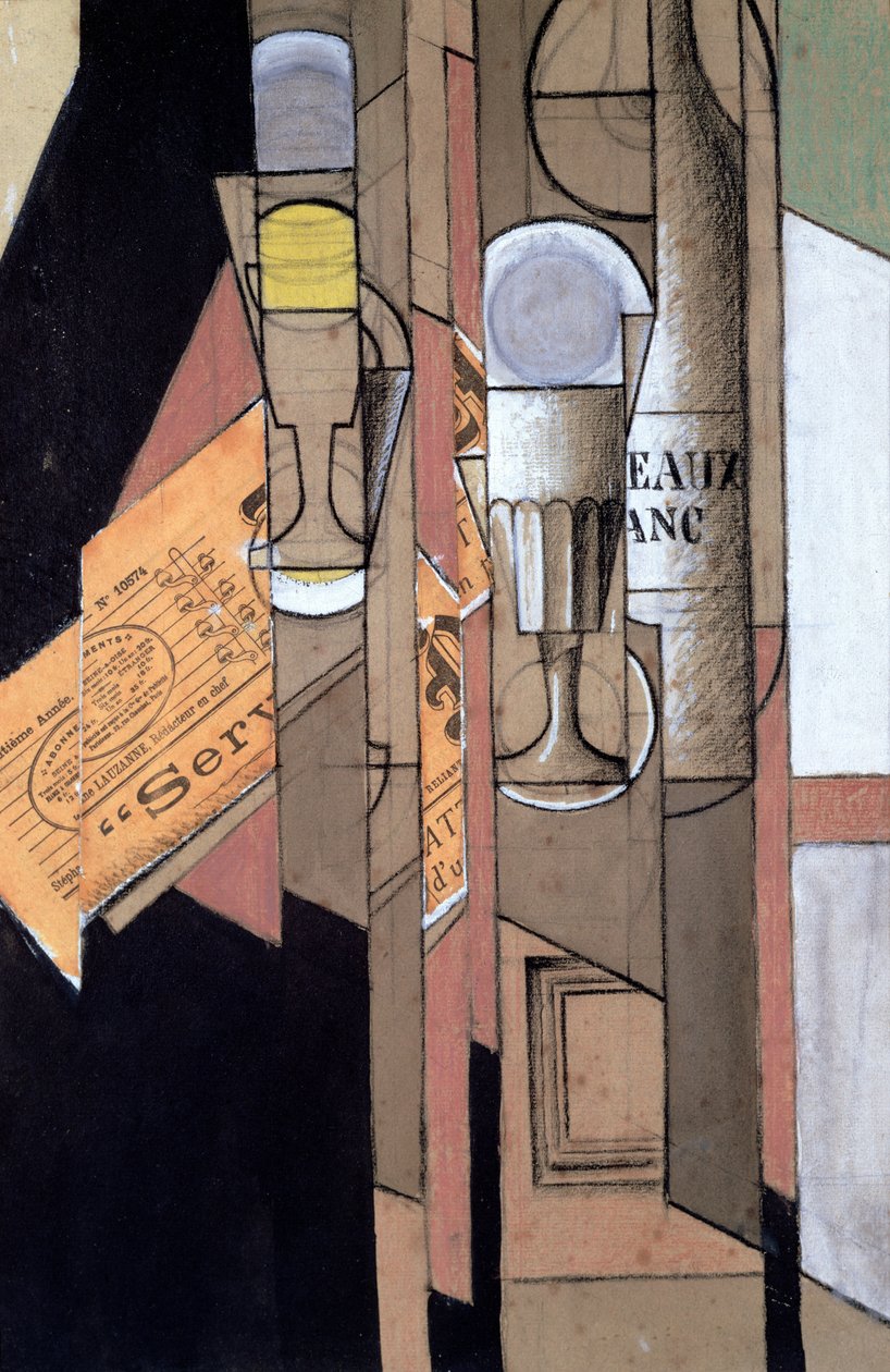 Weißer Bordeaux von Juan Gris