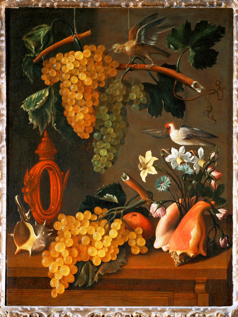 Stillleben mit Trauben von Juan de Espinosa