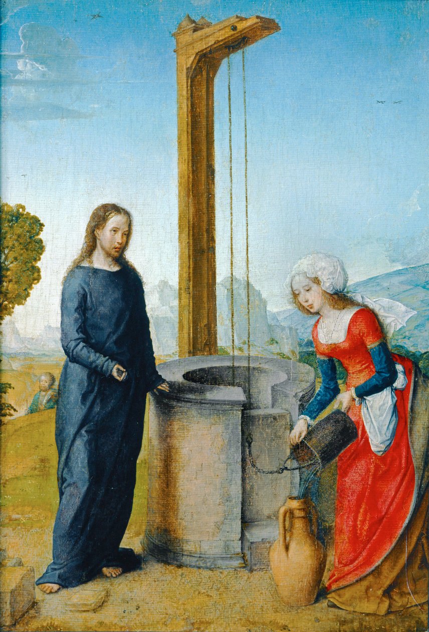 Christus und die Samariterin von Juan de Flandes