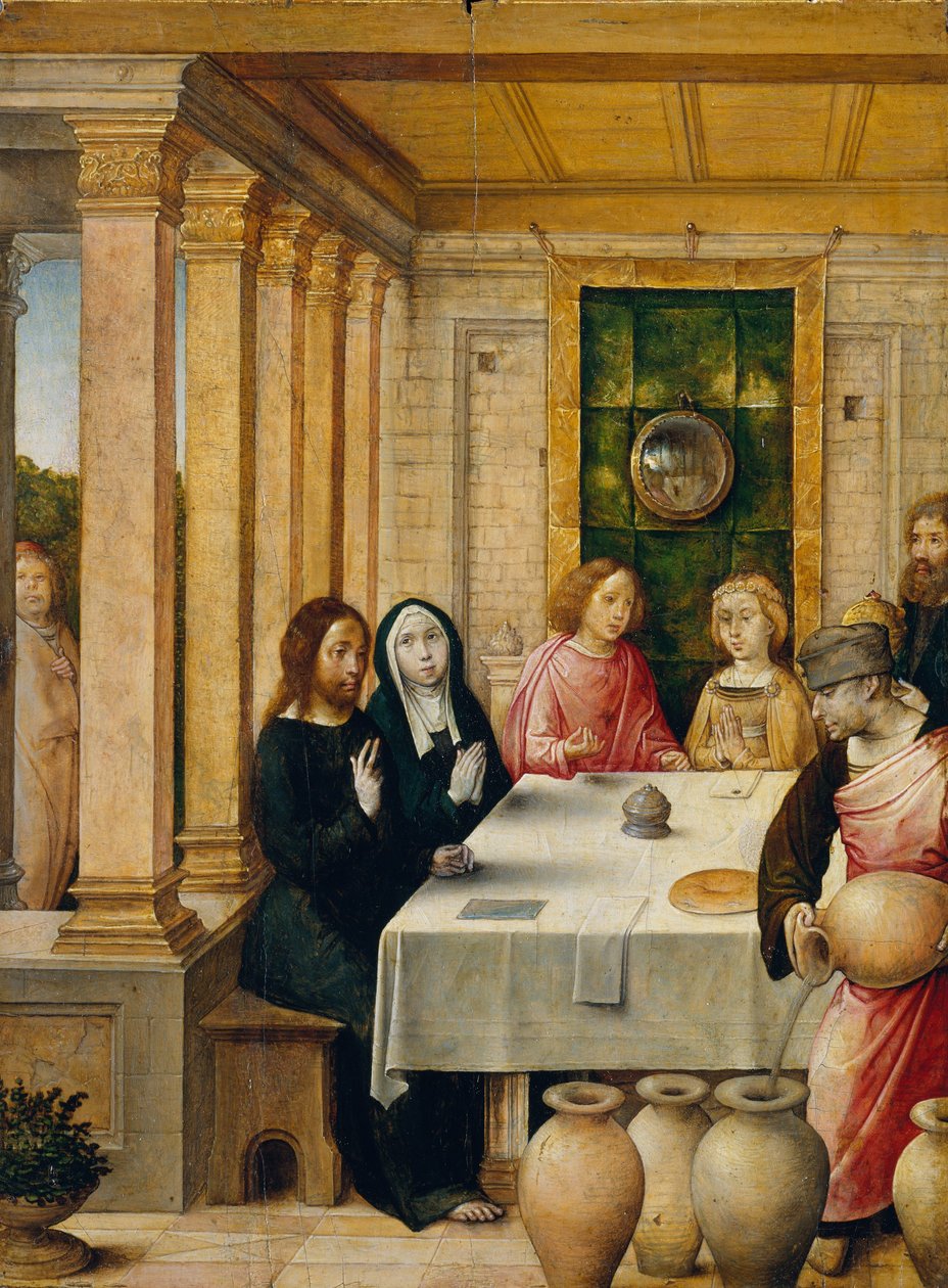 Das Hochzeitsmahl zu Kana, ca. 1500-4 von Juan de Flandes