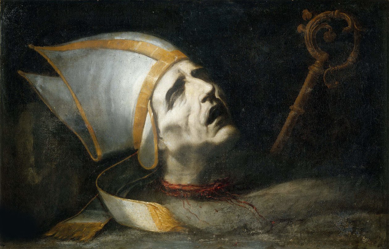 Kopf des Heiligen Fulgentius von Juan de Valdes Leal