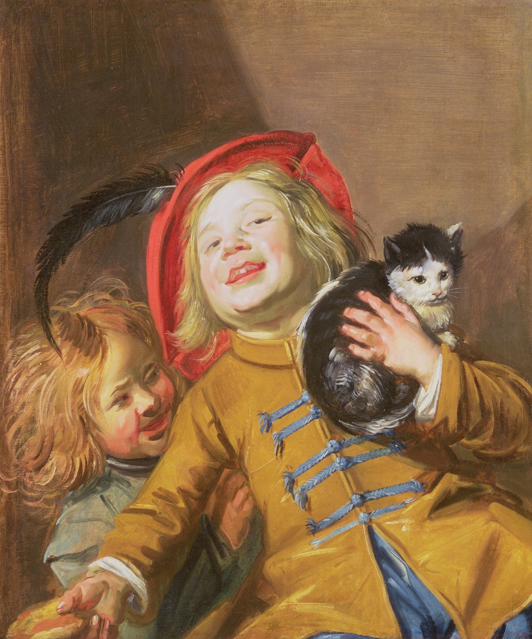 Lachende Kinder mit einer Katze, 1629 von Judith Leyster