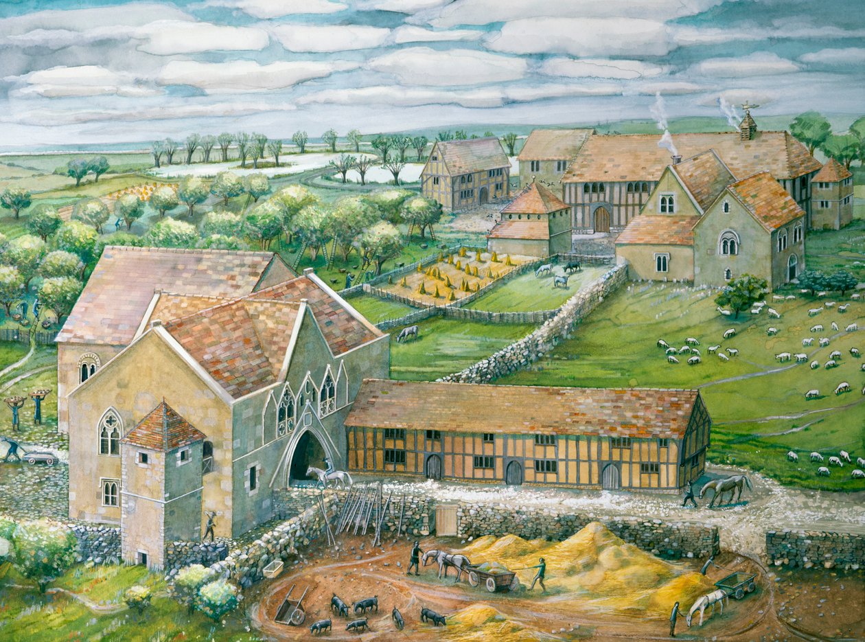 Thornholme Priory, Humberside, 2006 von Judith Dobie