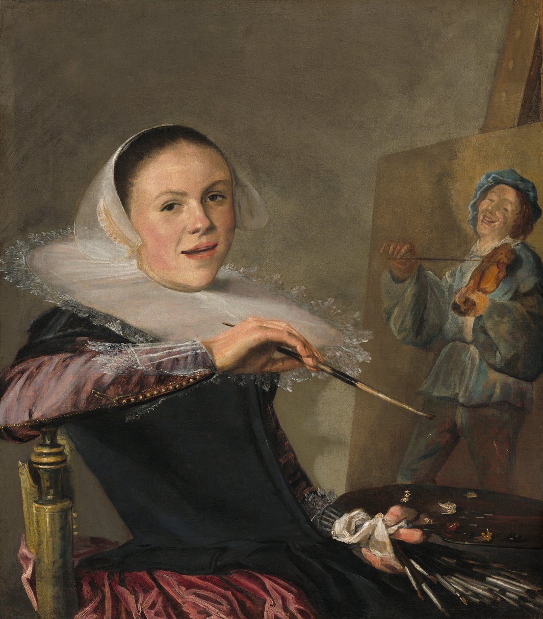 Selbstporträt, ca. 1630 von Judith Leyster