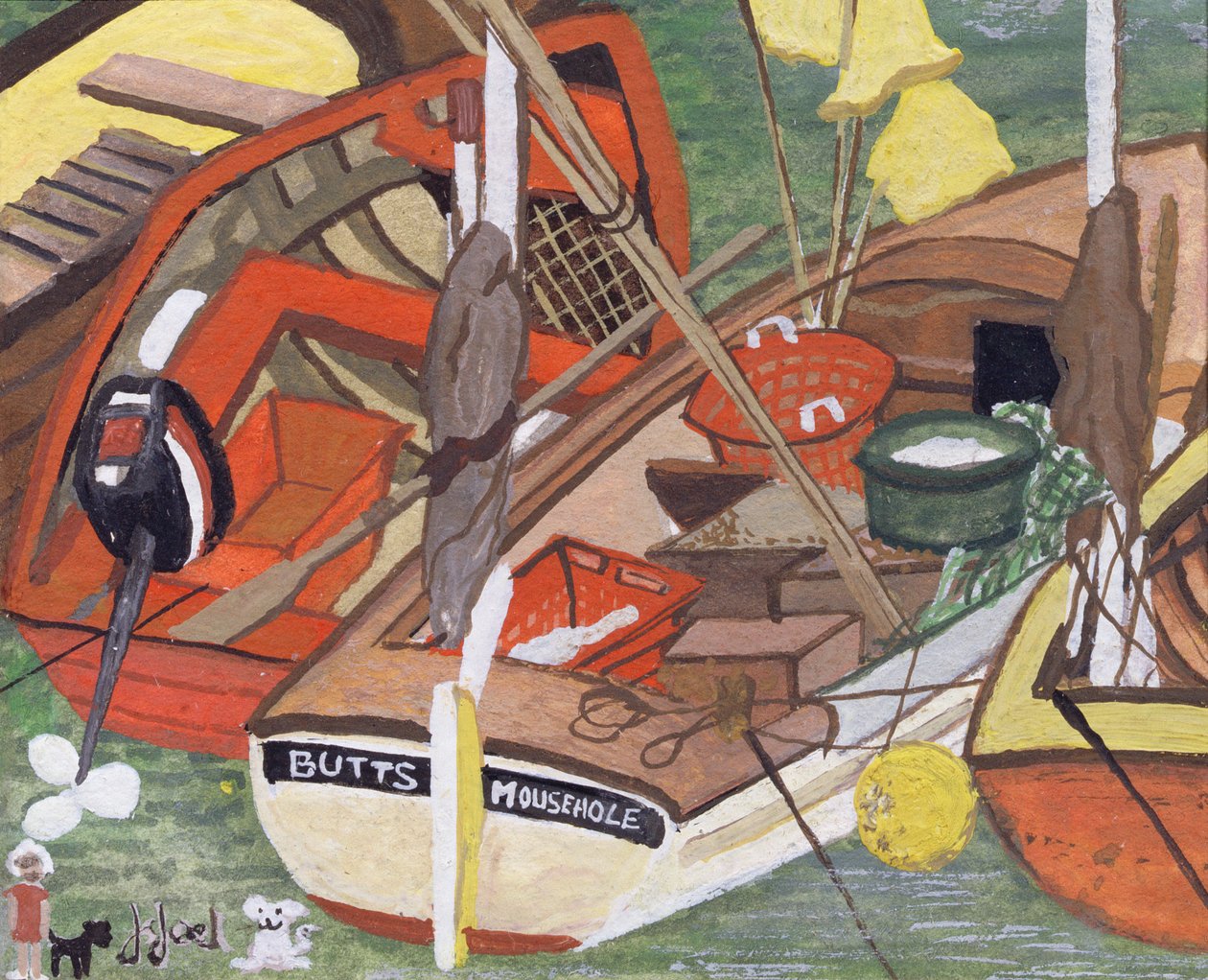 Butts of Mousehole, 1995 von Judy Joel