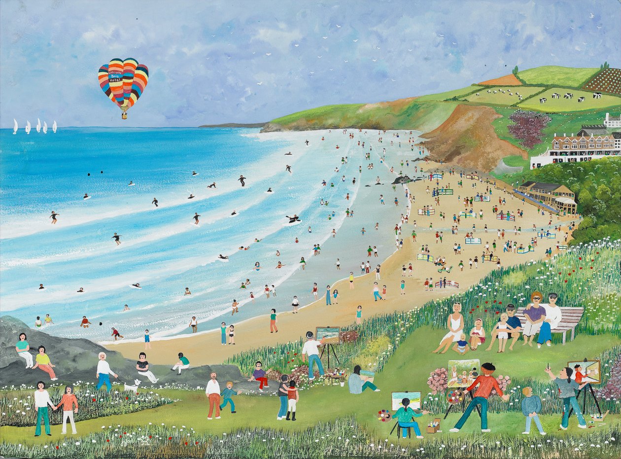 Watergate Bay, Cornwall von Judy Joel