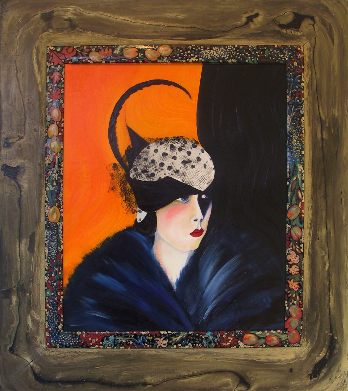 Belle Époque I -Dame mit Federkappe- von JuleSimo
