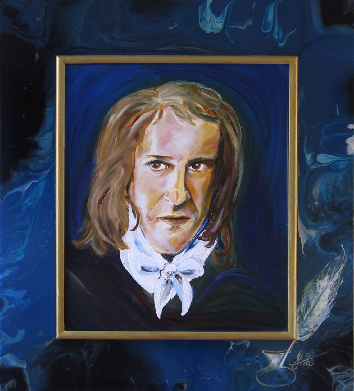 Der Dichter B. I (Portrait) von JuleSimo