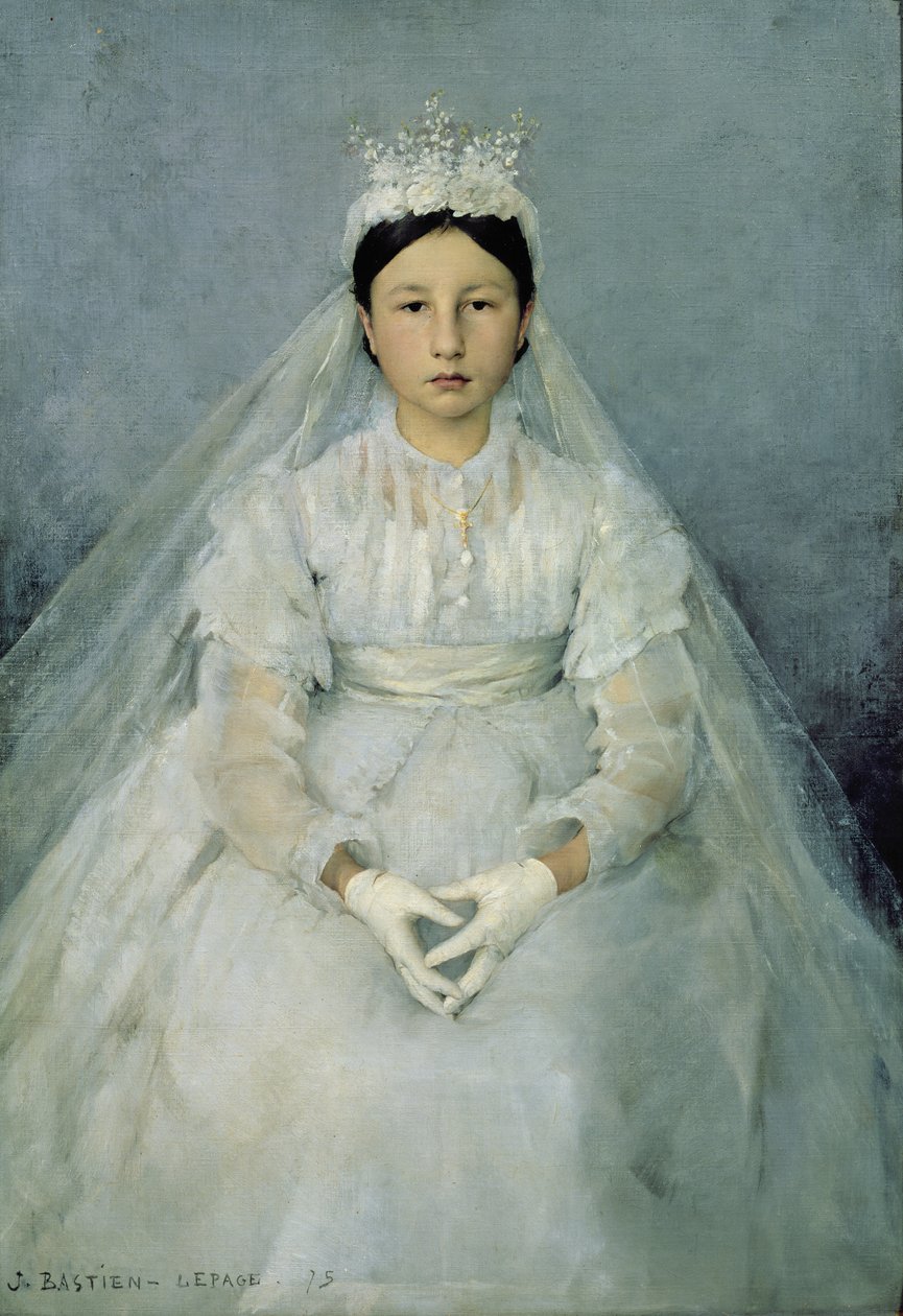 Der junge Kommunikant, 1875 von Jules Bastien Lepage