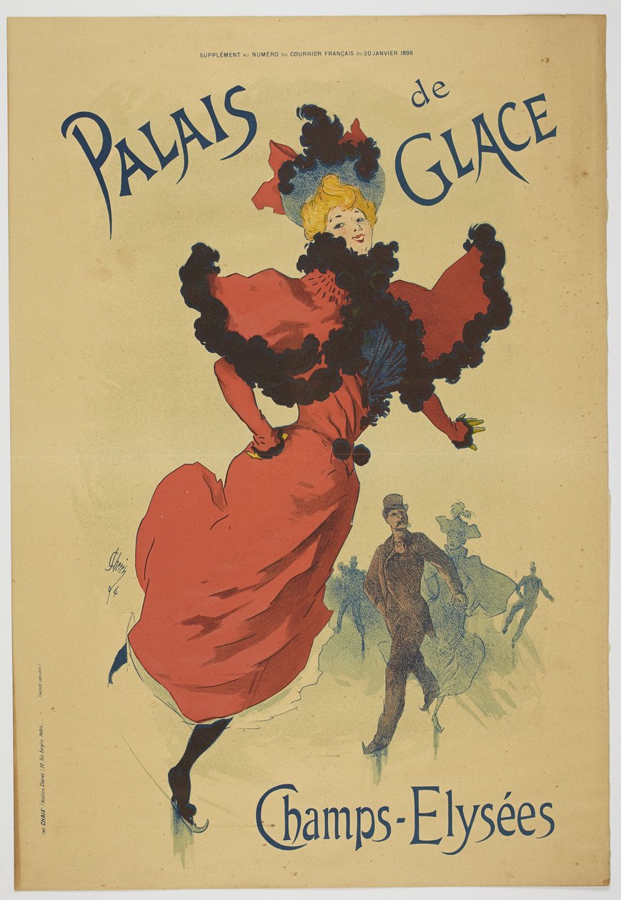 Palais de Glace Champs-Élysées, 20. Januar 1895 von Jules Cheret