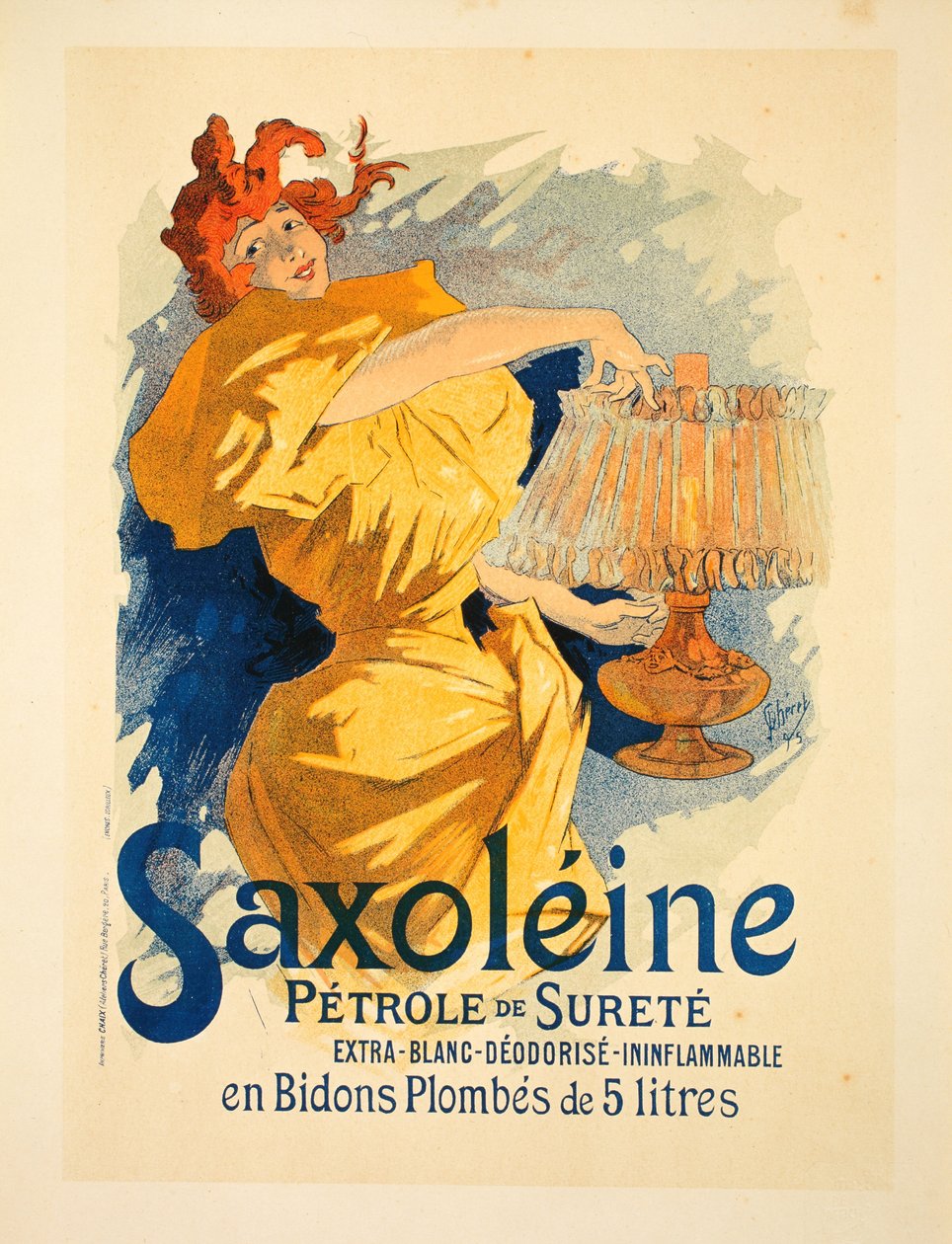 Saxoléine, 1896 von Jules Cheret