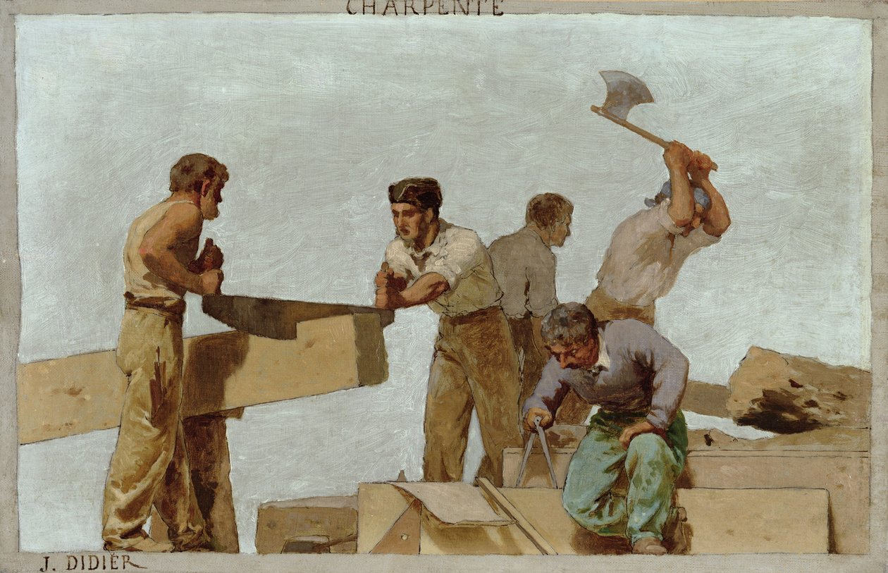 Holzstruktur von Jules Didier