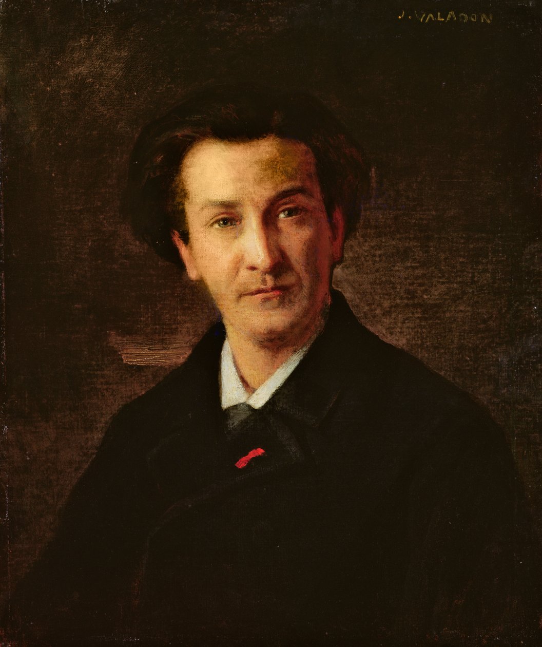Porträt von François Coppée (1842-1908) von Jules Emmanuel Valadon
