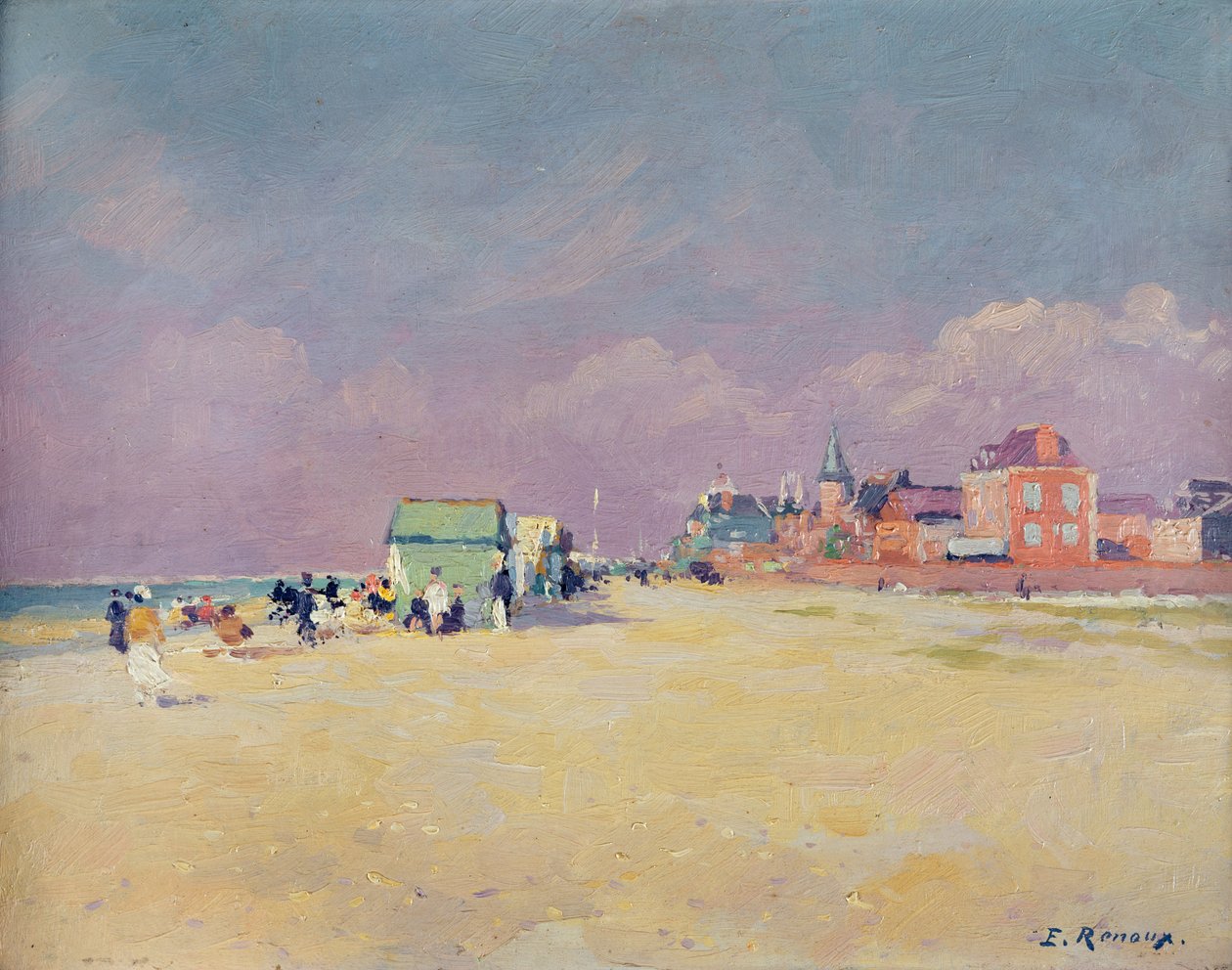 Cayeux-sur-Mer von Jules Ernest Renoux