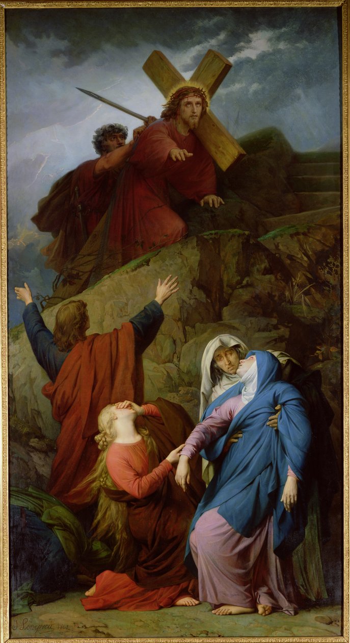 Die Jungfrau von Kalvarienberg, 1861 von Jules Eugene Lenepveu