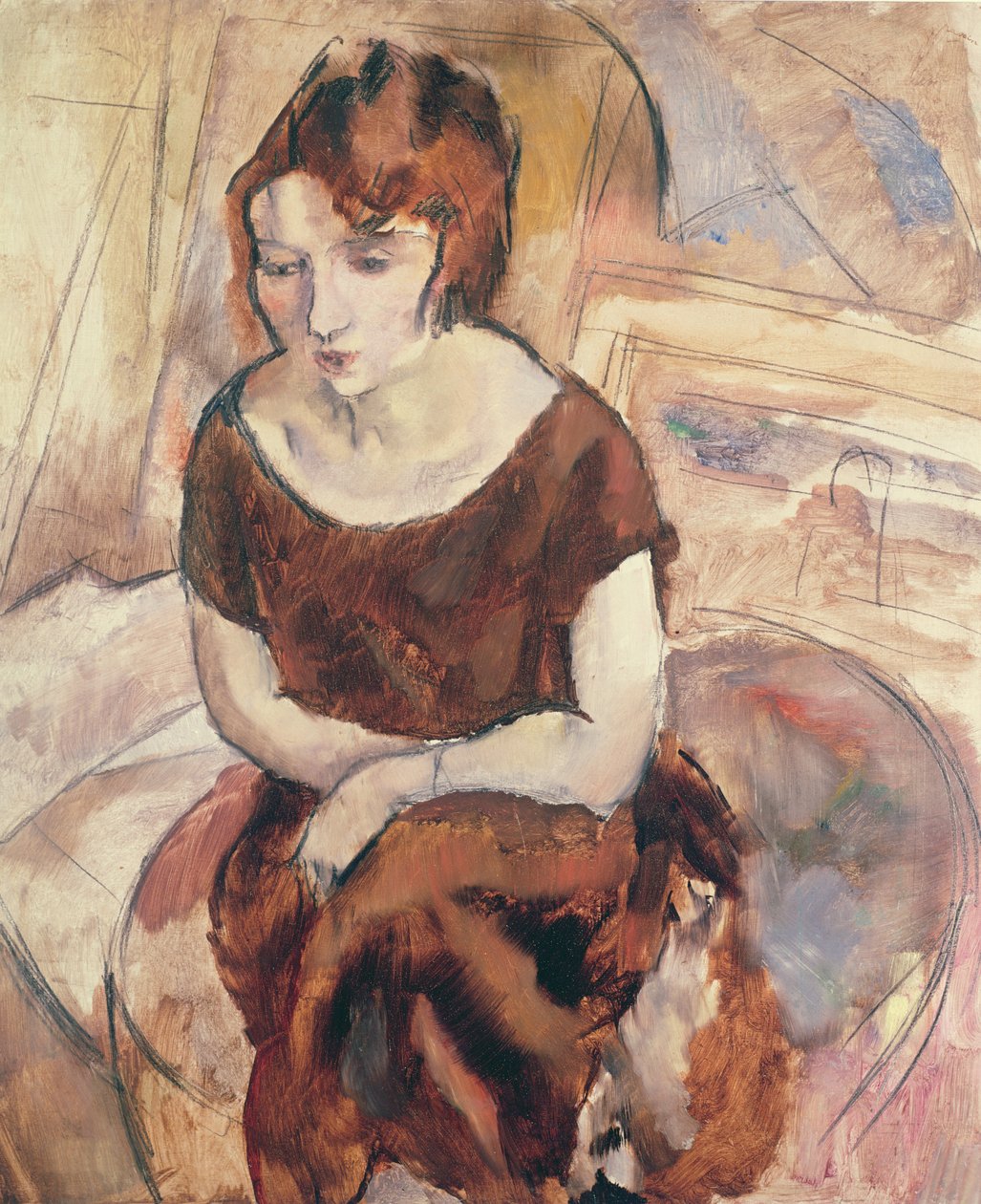 Junge Frau, 1925 von Jules Pascin