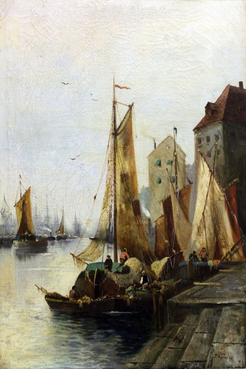 Hafen von Le Havre von Jules Vernier
