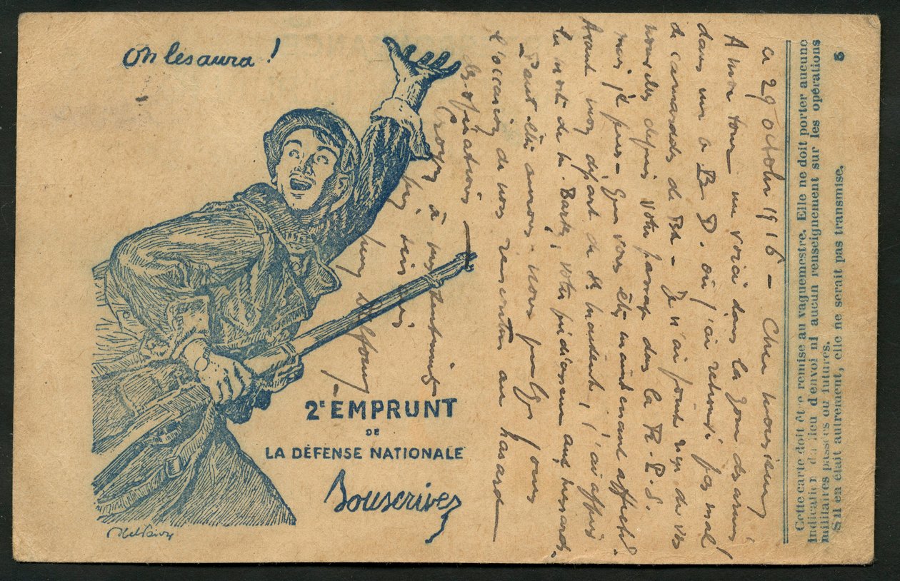 Postkarte von Jules Abel Faivre