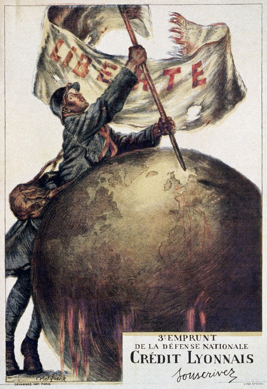 Das 3. Nationale Verteidigungsdarlehen, 1917 von Jules Abel Faivre