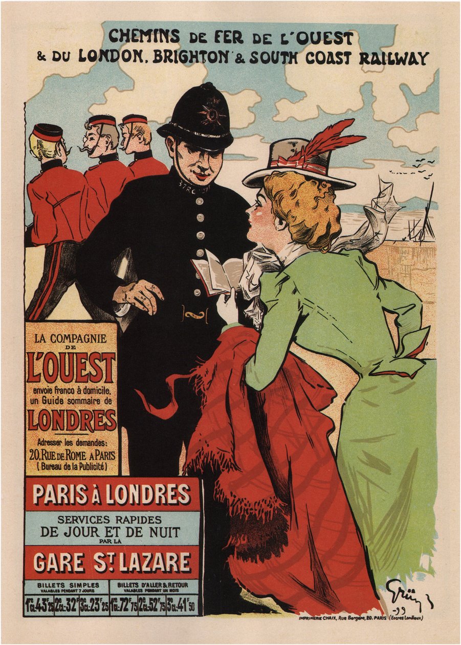 Paris London von Jules Alexandre Gruen or Grun