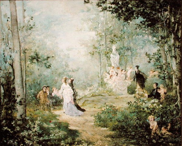Ländliche Szene von Jules Bastien Lepage