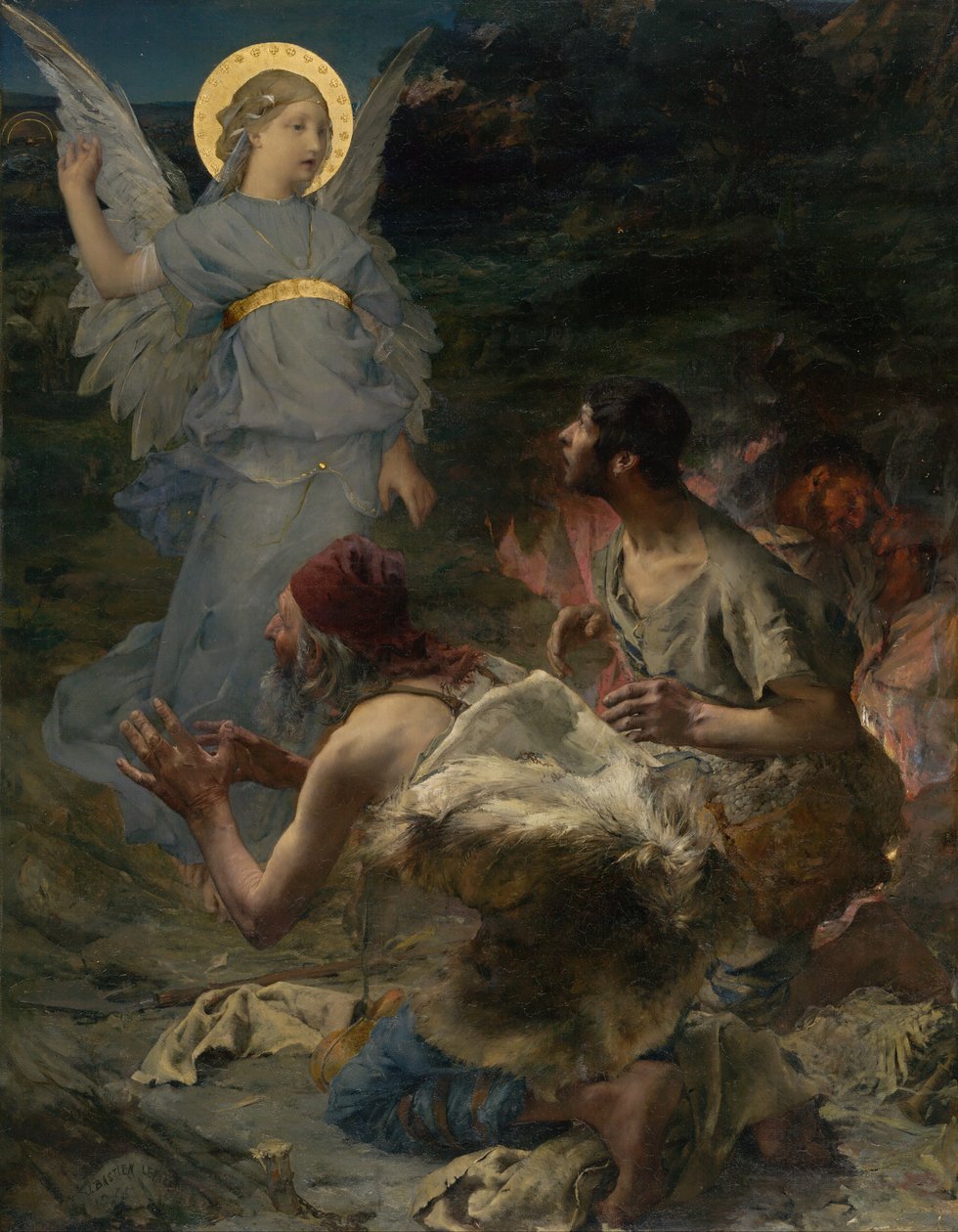 Die Verkündigung an die Hirten von Jules Bastien Lepage