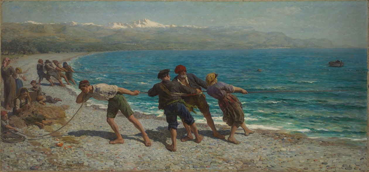 Fischer in Menton von Jules Breton