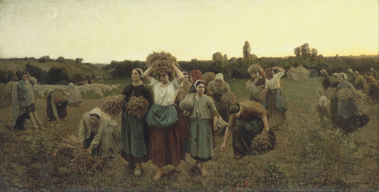 Der Rückruf der Ährenleserinnen von Jules Breton