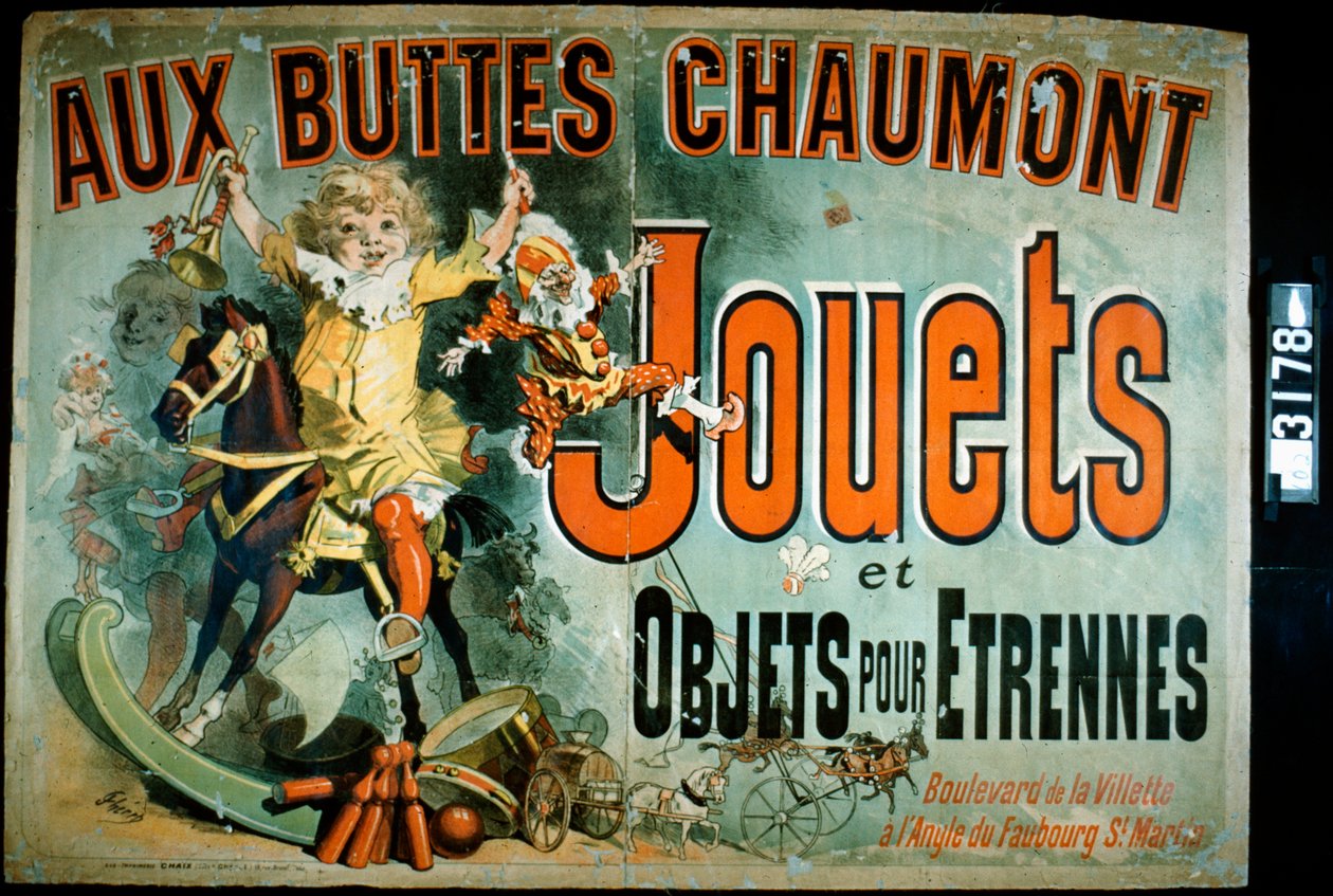 Aux Buttes Chaumont, 1885 von Jules Cheret