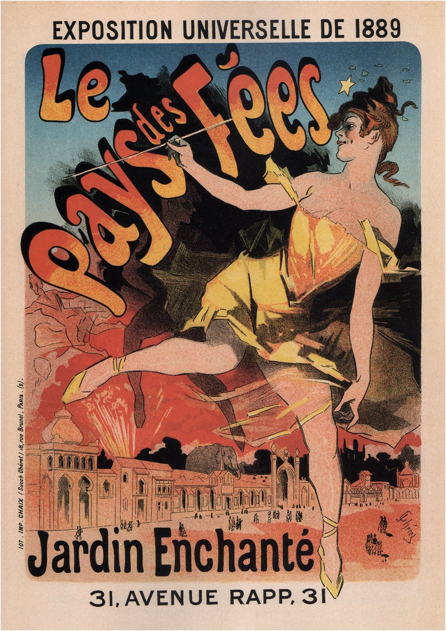 Le Pays des Fees von Jules Cheret