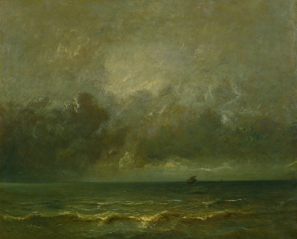 Ruhe vor dem Sturm von Jules Dupré