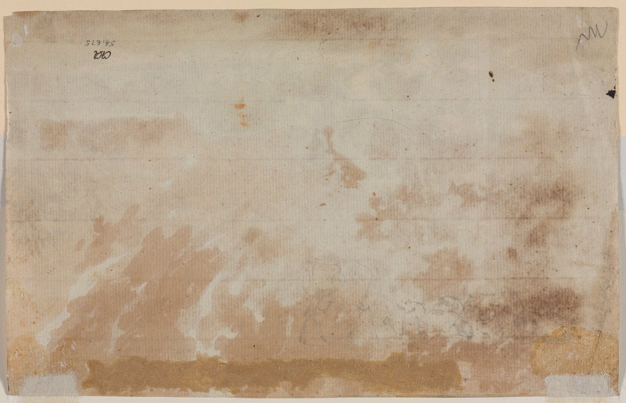 Vieh (verso) von Jules Dupré