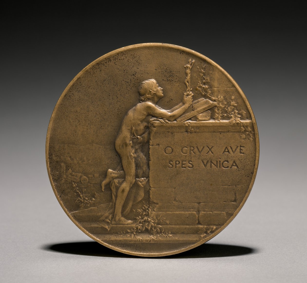 Medaille Rückseite, 1800er von Jules Dupré