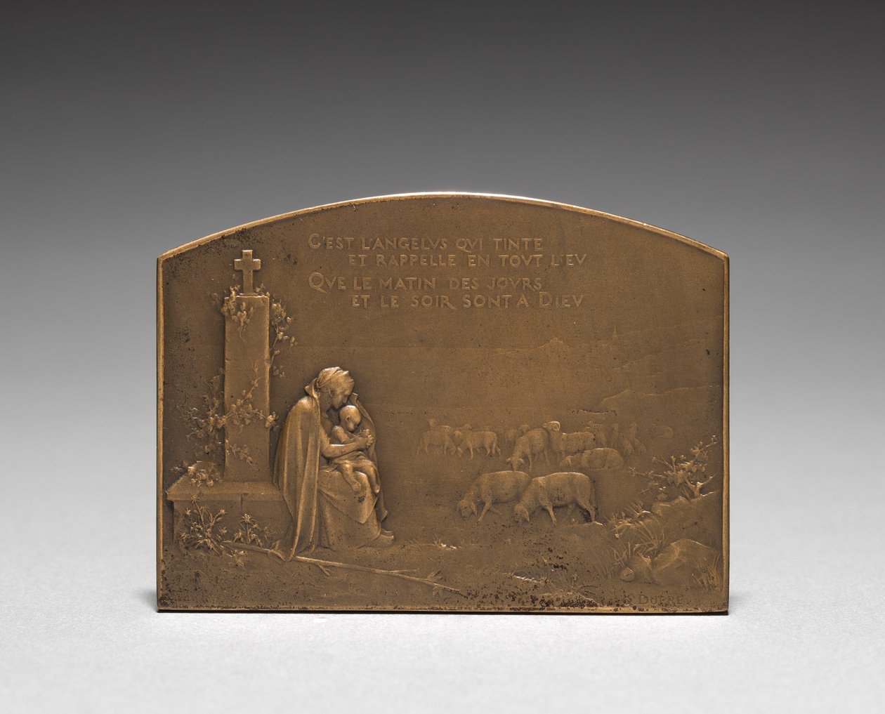 Medaille Rückseite von Jules Dupré