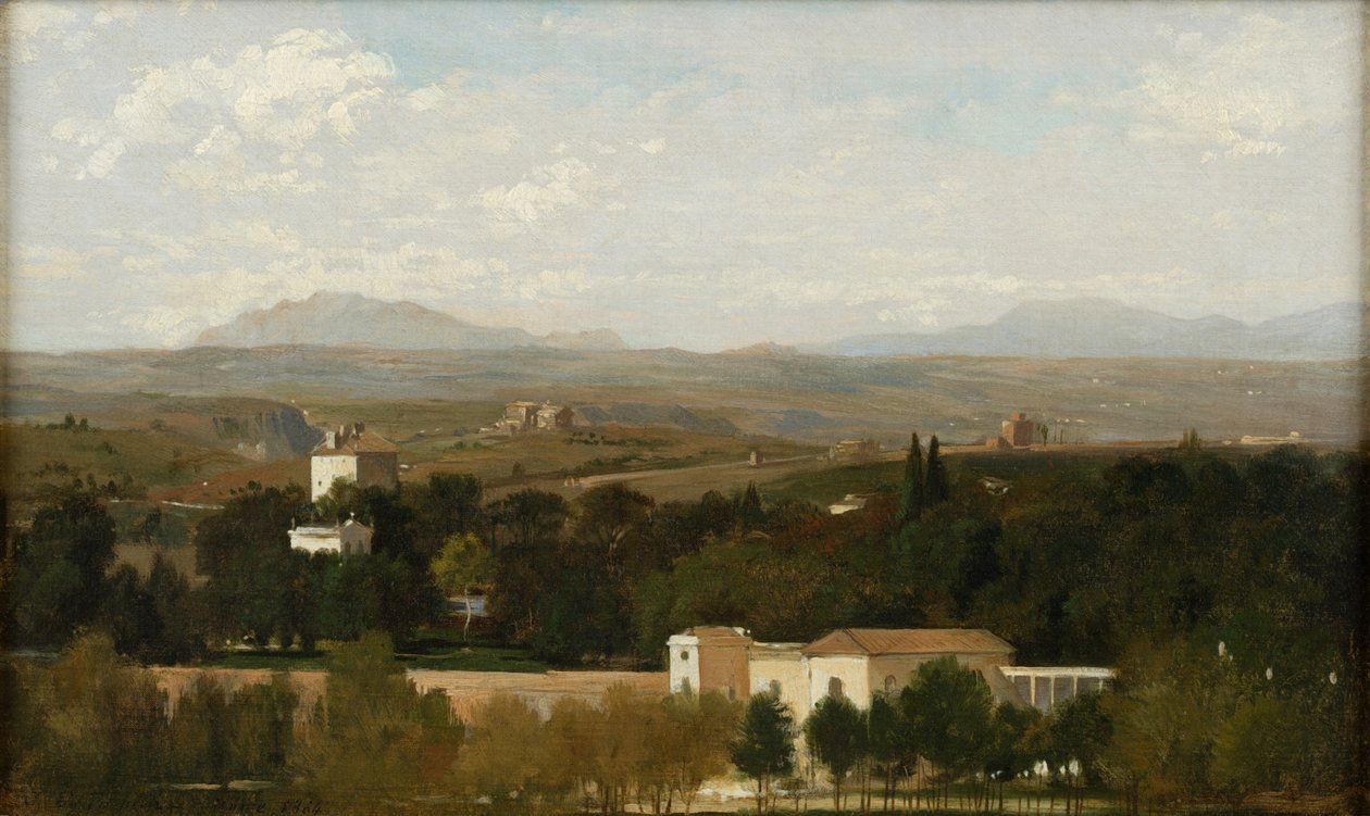 Blick in der Nähe von Rom von Jules Emile Saintin