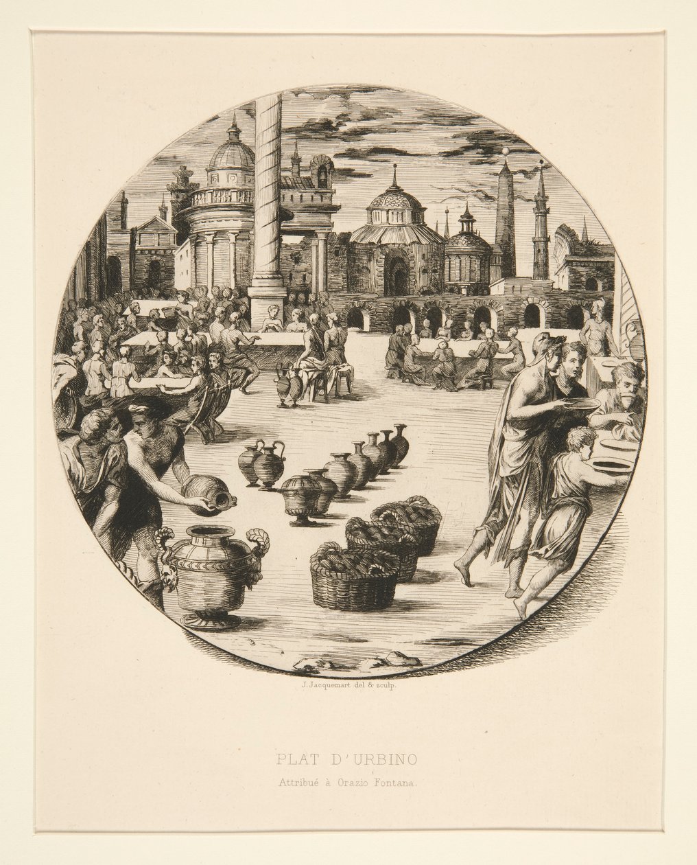 Ein Gericht von Jules Ferdinand Jacquemart