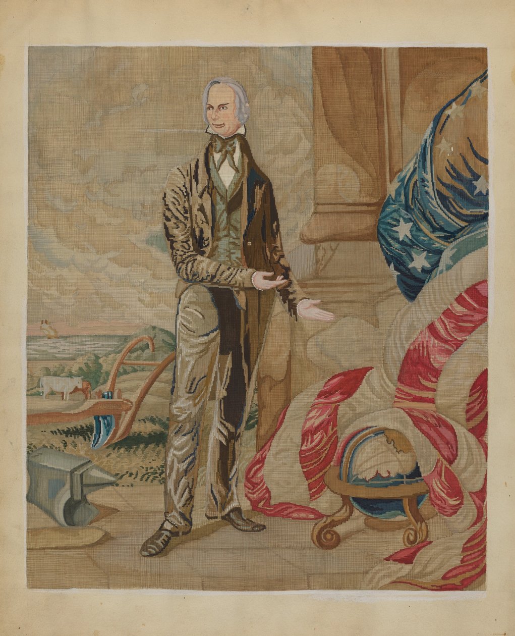 Nadelspitzenbild, ca. 1937 von Jules Lefevere