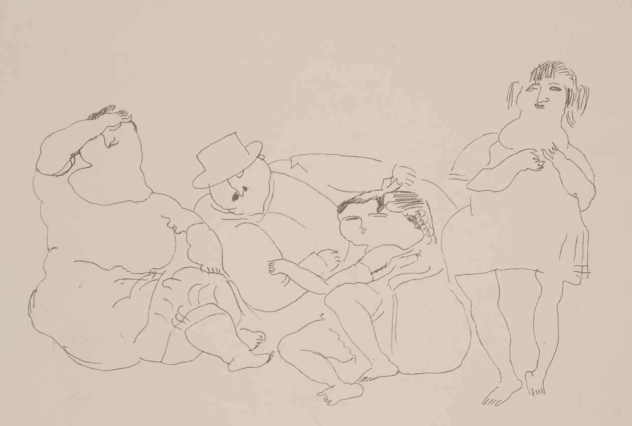 Familie, ca. 1923-25 von Jules Pascin