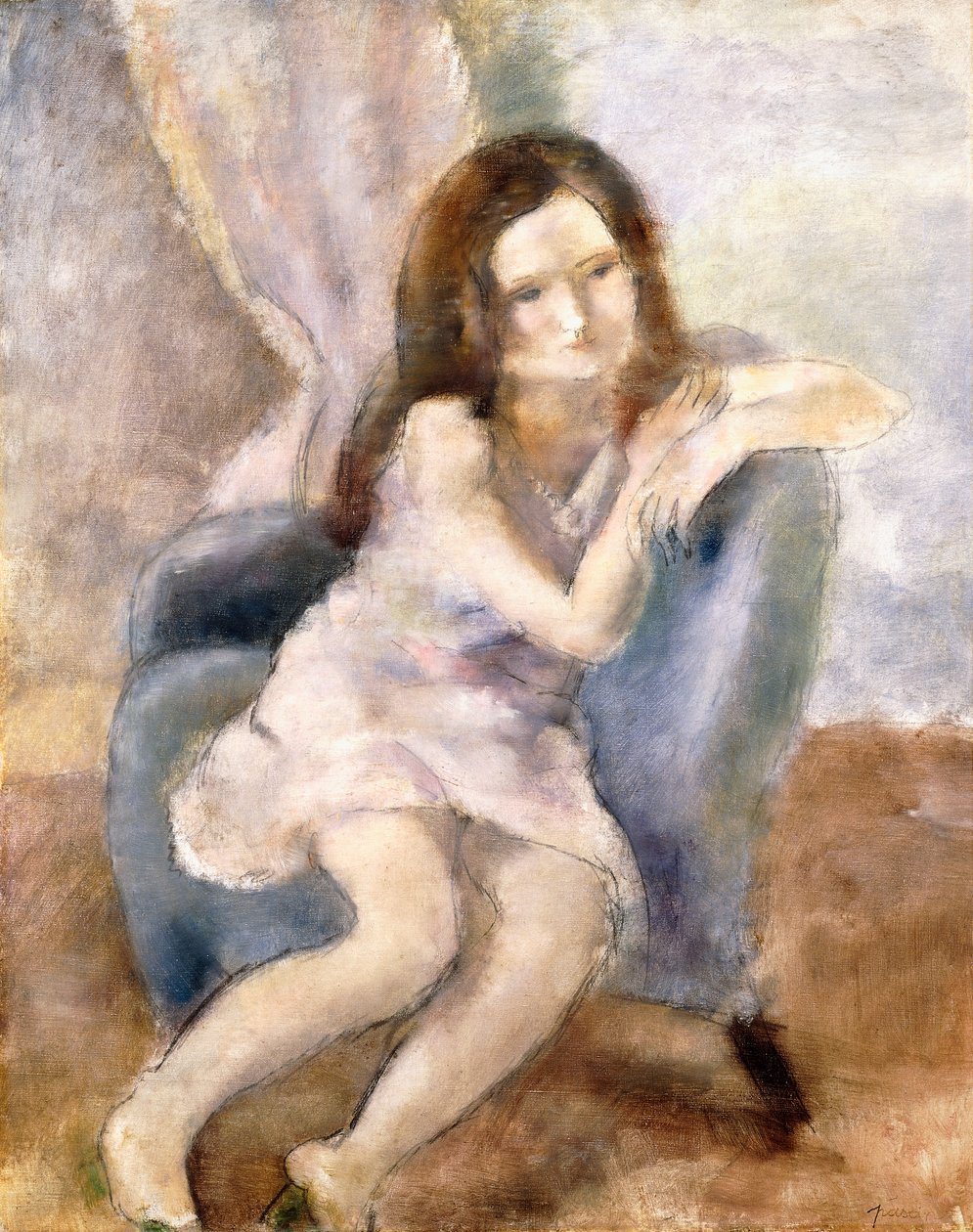 Sitzende Frau, 1925-26 von Jules Pascin