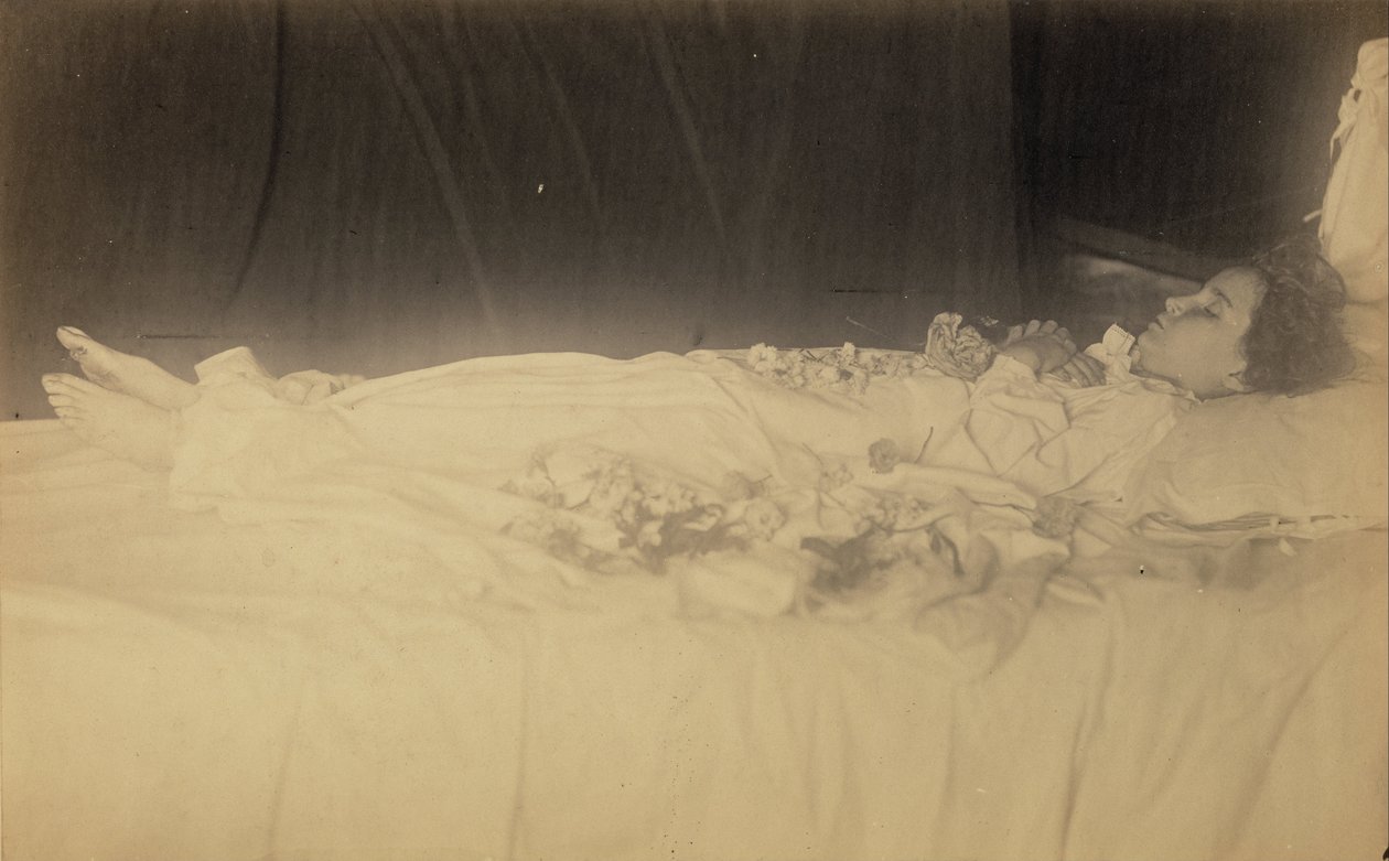 (Studie eines toten Kindes) von Julia Margaret Cameron
