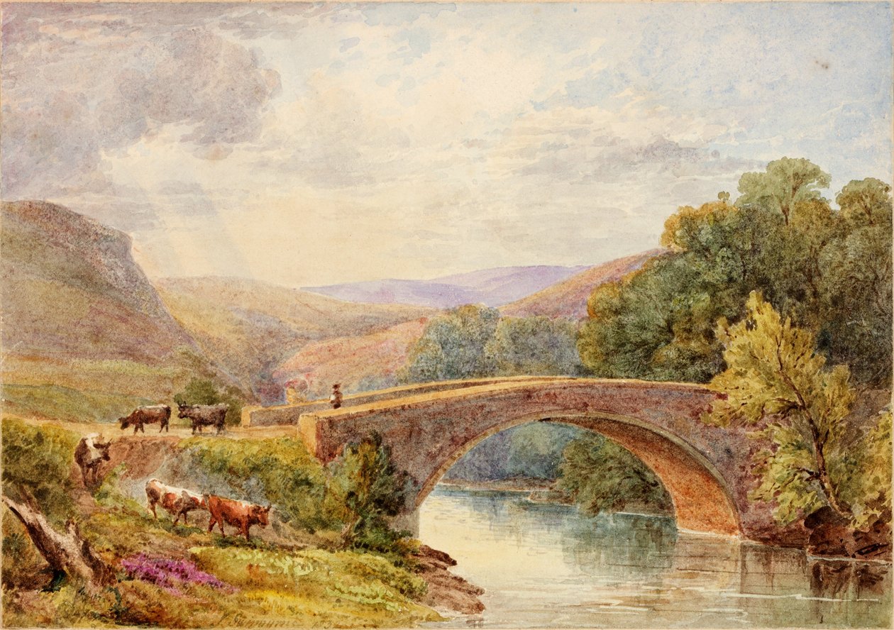 Lewisburn-Brücke, North Tyne von Julia Swinburne