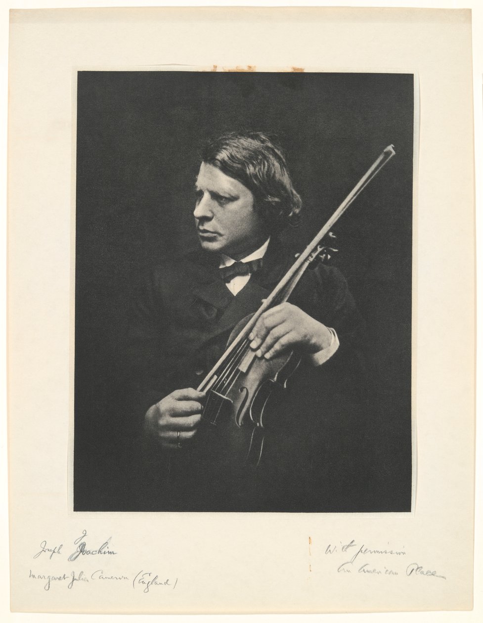 Joseph Joachim von Julia Margaret Cameron