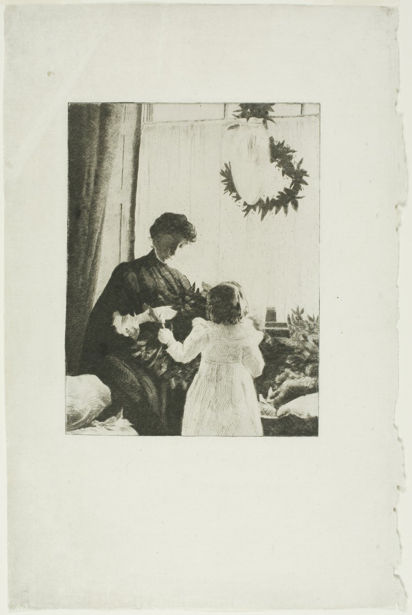 Weihnachtsgrün von Julian Alden Weir